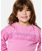 Rip Curl Toddler Surf Revival Crew Sweatshirt-Cloud Pink