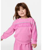 Rip Curl Toddler Surf Revival Crew Sweatshirt-Cloud Pink