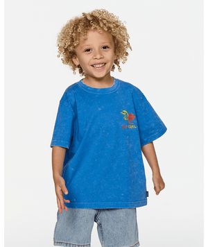Rip Curl Toddler Surf Check Wash Tee-Royal Blue