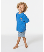 Rip Curl Toddler Surf Check Wash Tee-Royal Blue