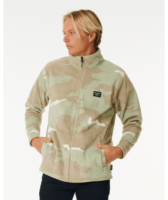 Rip Curl Party Pack Polar Fleece Jacket-Desert Camo