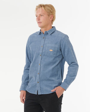 Rip Curl Classic Surf Cord L/S Shirt-Bluefin