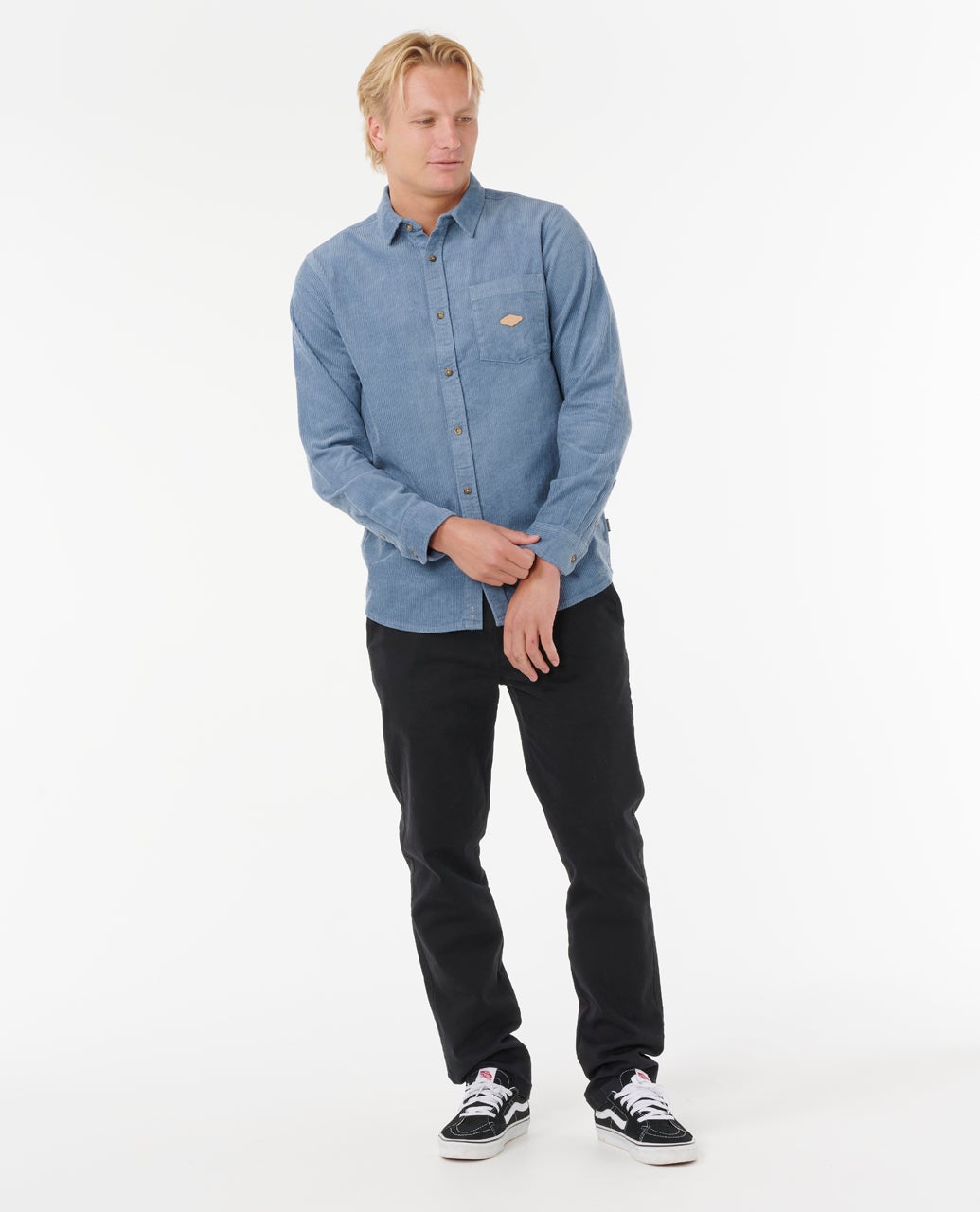 Rip Curl Classic Surf Cord L/S Shirt-Bluefin