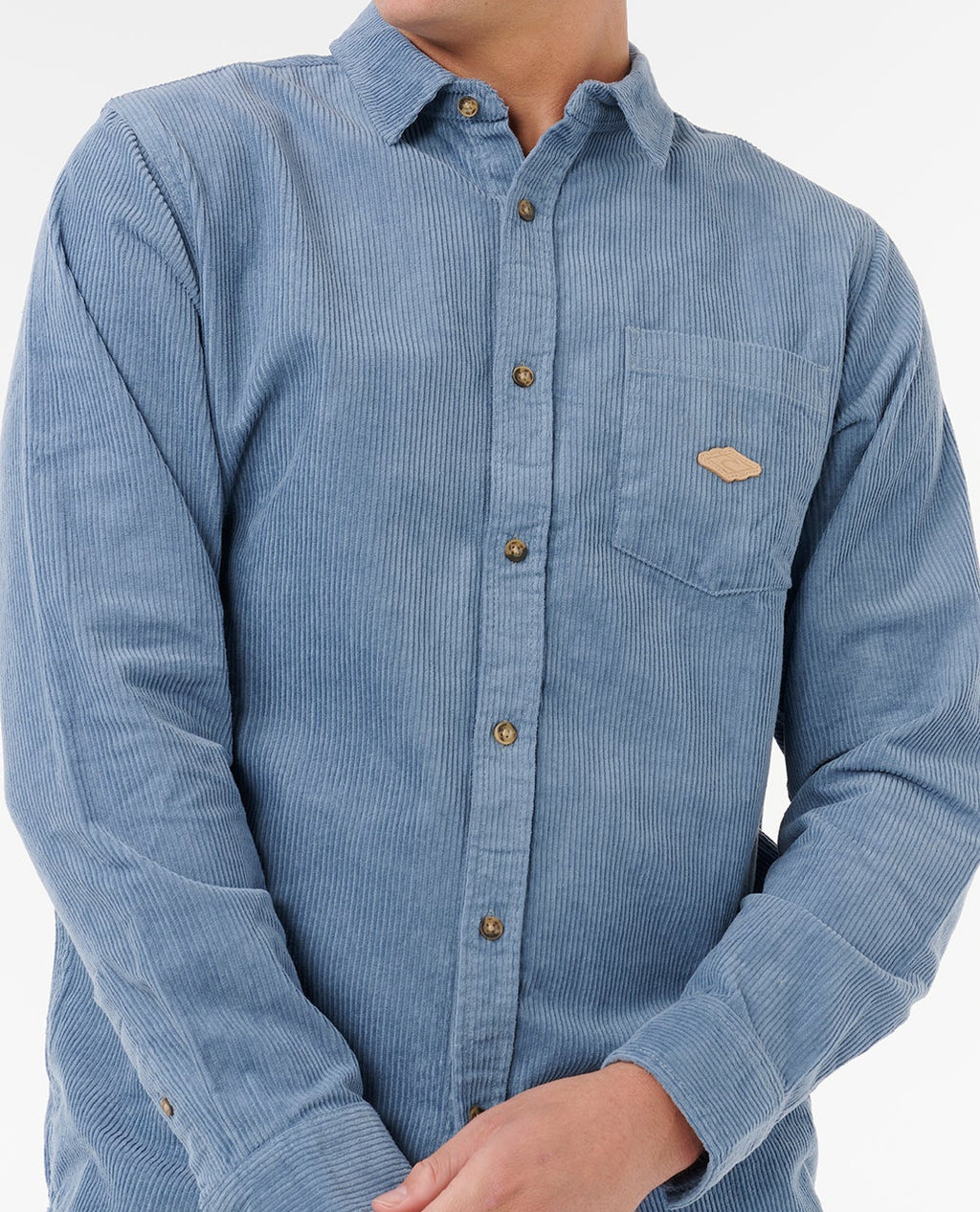 Rip Curl Classic Surf Cord L/S Shirt-Bluefin