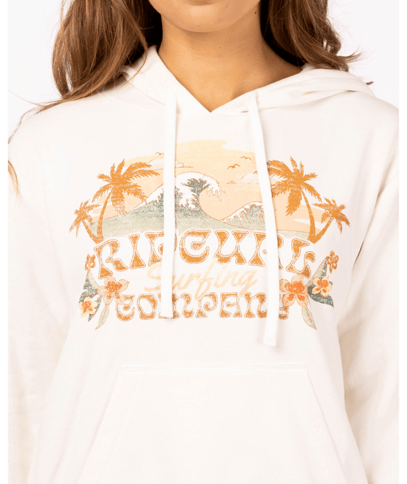 Rip Curl Brazilian Soul Desto Hooded Sweatshirt-Bone