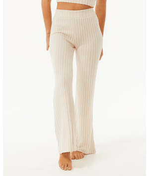 Rip Curl Cosy Flare Pants-Oatmeal Marle