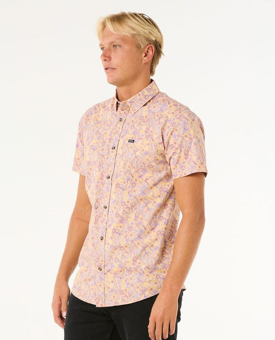 Rip Curl Floral Reef S/S Shirt-Smokey Grape