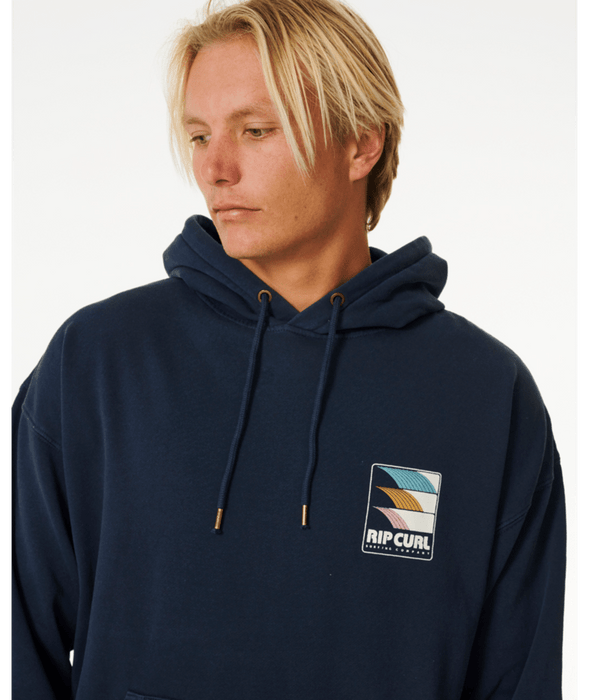 Rip Curl Surf Revival Hooded Sweatshirt-Dark Navy