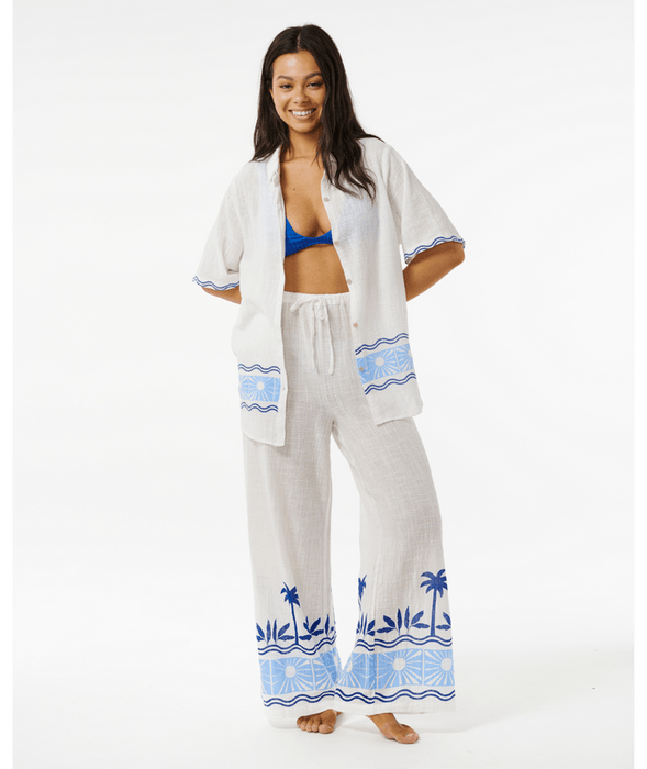 Rip Curl Santorini Sun Printed Pants-Blue