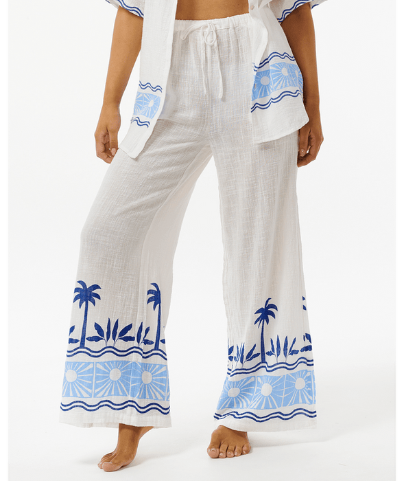 Rip Curl Santorini Sun Printed Pants-Blue