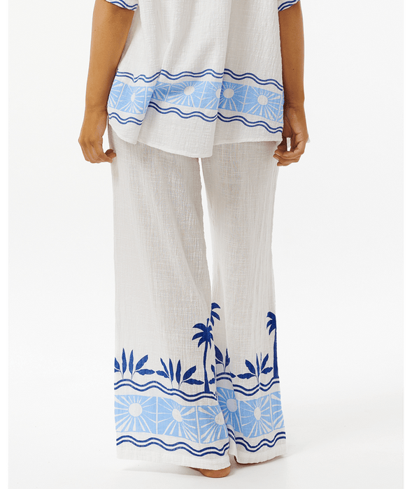 Rip Curl Santorini Sun Printed Pants-Blue