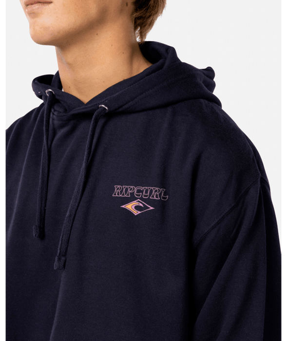 Rip Curl Shred Till Dead Hooded Sweatshirt-Navy