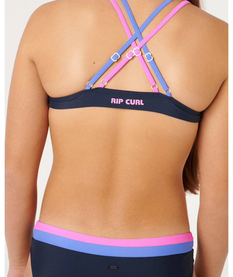 Rip Curl Girls' Surf Revival Bikini-Navy