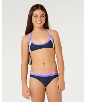 Rip Curl Girls' Surf Revival Bikini-Navy