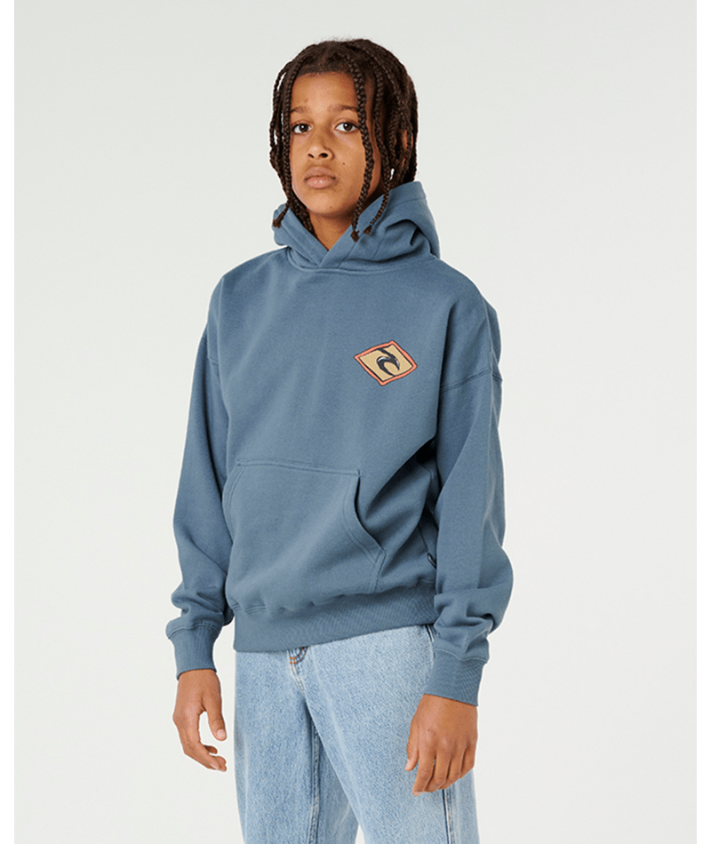 Rip Curl Boys' Sunset Sesh Art Hood Sweatshirt-Pine Night