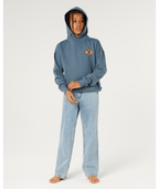 Rip Curl Boys' Sunset Sesh Art Hood Sweatshirt-Pine Night