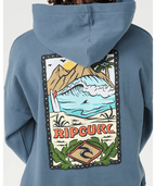 Rip Curl Boys' Sunset Sesh Art Hood Sweatshirt-Pine Night