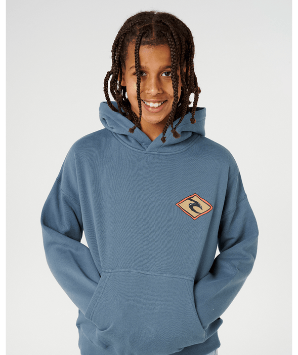 Rip Curl Boys' Sunset Sesh Art Hood Sweatshirt-Pine Night