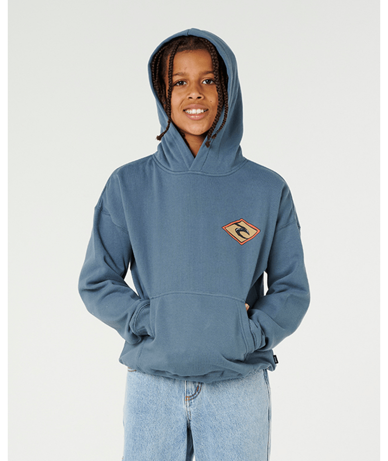 Rip Curl Boys' Sunset Sesh Art Hood Sweatshirt-Pine Night