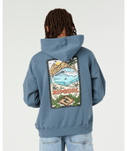 Rip Curl Boys' Sunset Sesh Art Hood Sweatshirt-Pine Night