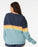 Rip Curl Surf Revival Raglan Crew Sweatshirt-Navy