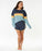 Rip Curl Surf Revival Raglan Crew Sweatshirt-Navy