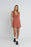 Rhythm Lola Check Ruffle Mini Dress-Red
