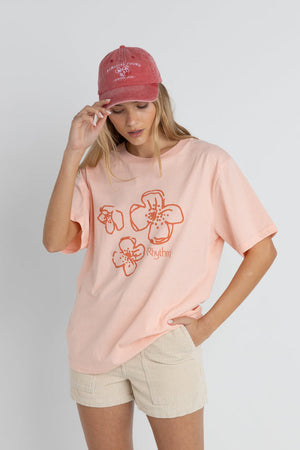 Rhythm Sanctuary Floral Hat-Red