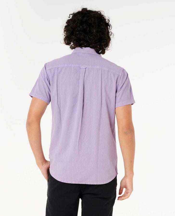 Rip Curl Classic Surf Washed S/S Shirt-Lavender