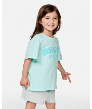Rip Curl Toddler Surf Puff Standard Tee-Light Blue