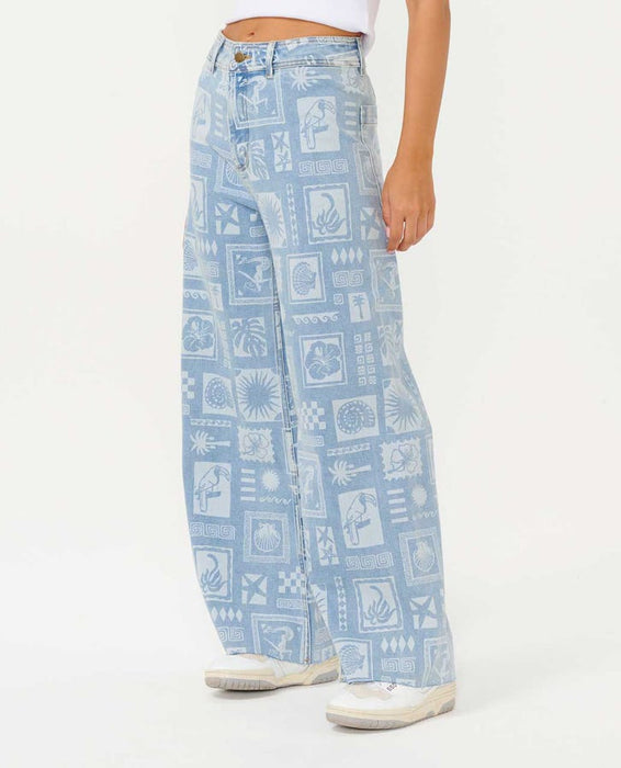 Rip Curl Beach Party Holiday Pants-Washed Black