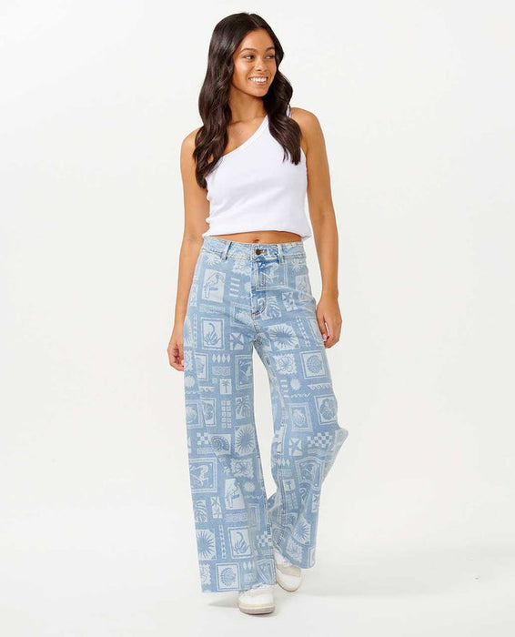 Rip Curl Beach Party Holiday Pants-Washed Black