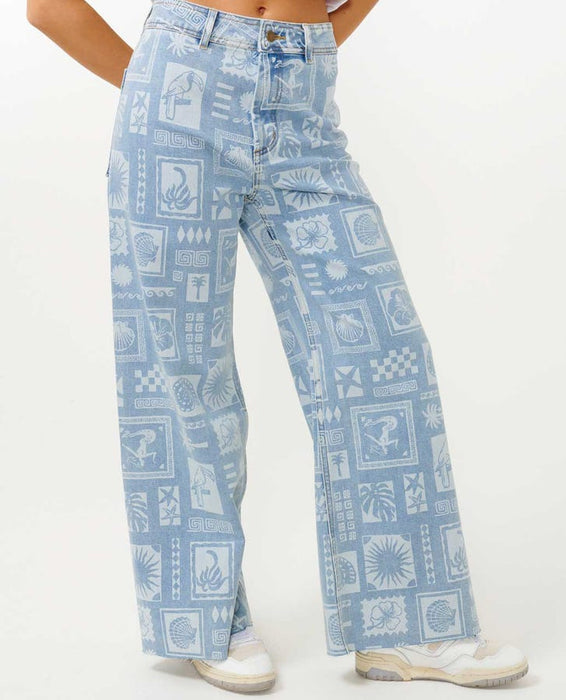 Rip Curl Beach Party Holiday Pants-Washed Black