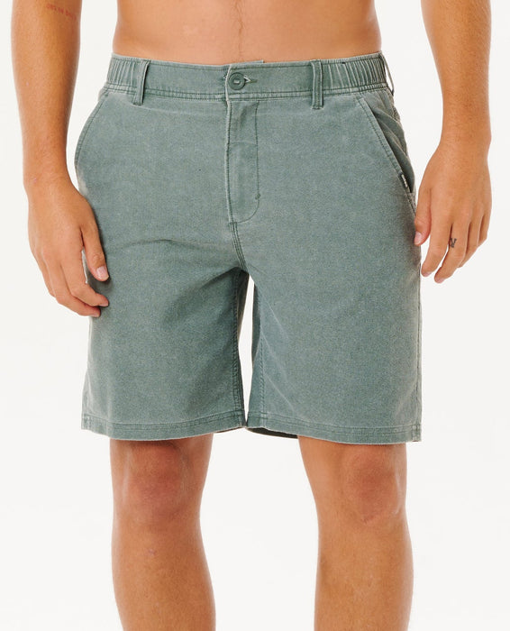 Rip Curl Boardwalk Pacific Rinse Shorts-Moss
