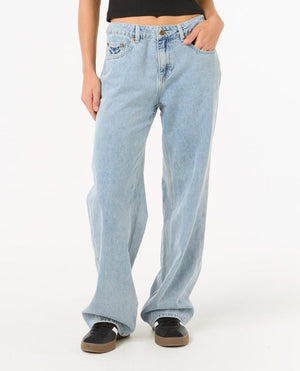 Rip Curl Aggie Relaxed Jeans-Vintage Blue