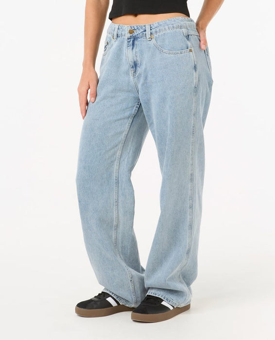Rip Curl Aggie Relaxed Jeans-Vintage Blue