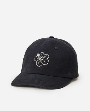 Rip Curl Mixed 6 Panel Hat-Black/White