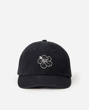 Rip Curl Mixed 6 Panel Hat-Black/White