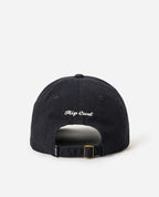 Rip Curl Mixed 6 Panel Hat-Black/White