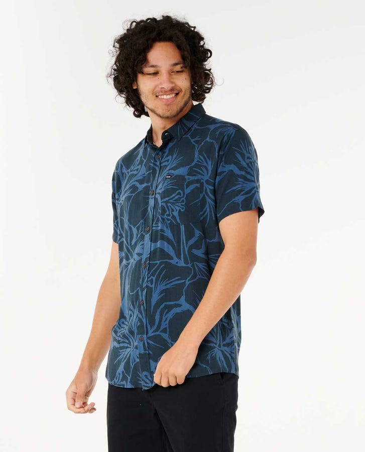 RIP CURL Maglietta Uomo Aots Cody Welsh Tee: Top Manica Corta, Colore Dark Navy - 4