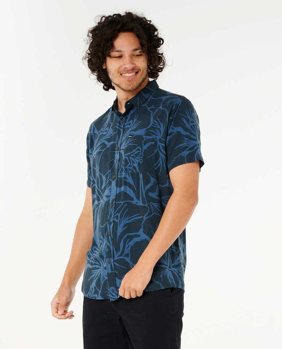 Rip Curl AOTS - Cody Welsh S/S Shirt-Navy