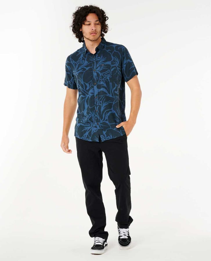 Rip Curl AOTS - Cody Welsh S/S Shirt-Navy