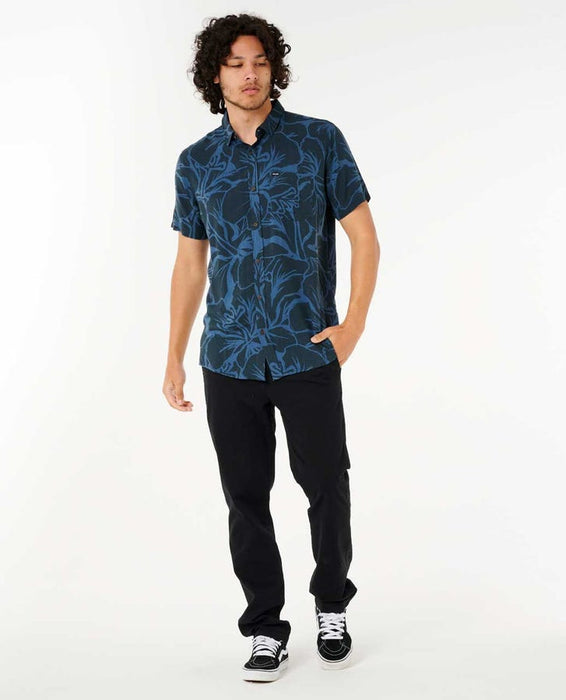 Rip Curl AOTS - Cody Welsh S/S Shirt-Navy