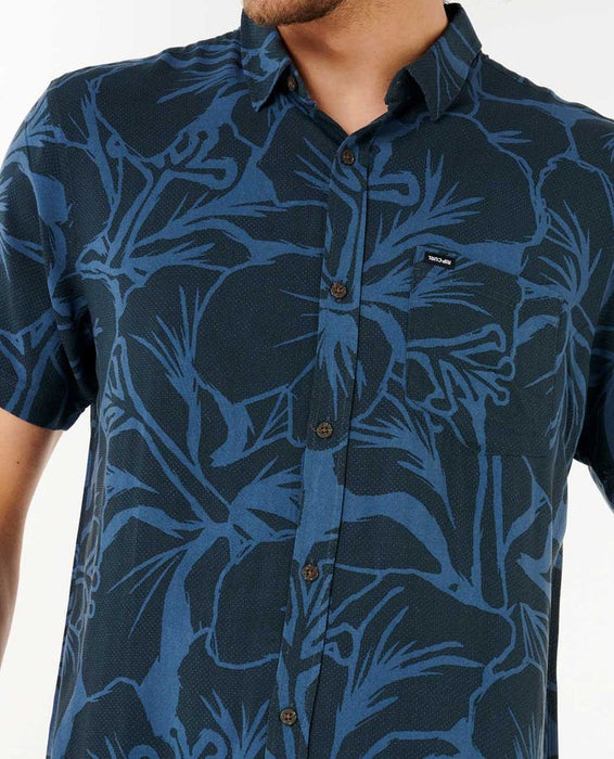 Rip Curl AOTS - Cody Welsh S/S Shirt-Navy