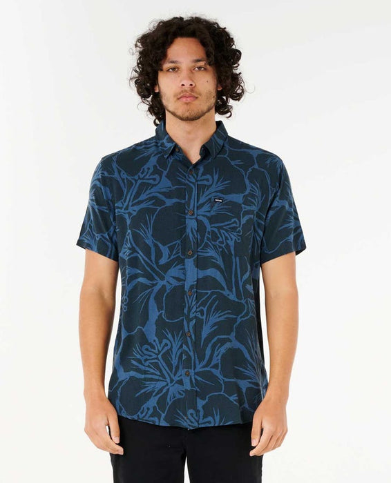 Rip Curl AOTS - Cody Welsh S/S Shirt-Navy