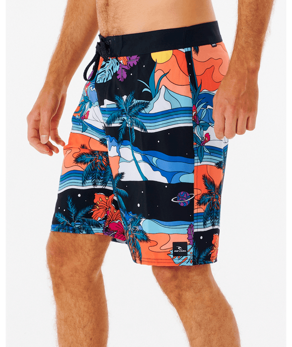 Rip Curl Mirage Postcards Boardshorts-Black