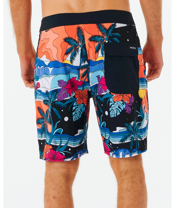 Rip Curl Mirage Postcards Boardshorts-Black