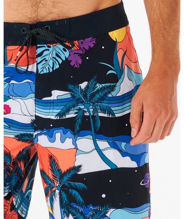 Rip Curl Mirage Postcards Boardshorts-Black