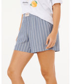 Rip Curl Beach Days Pinstripe Shorts-Dusty Blue