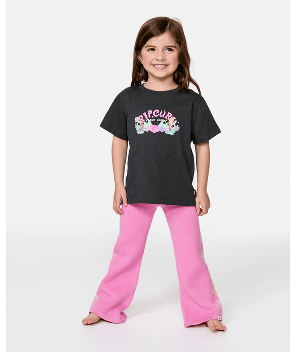 Rip Curl Toddler Sunshine Club Band Tee-Washed Black